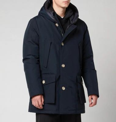蓝色Arctic派克羽绒服