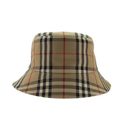 Burberry格纹渔夫帽