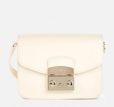 Furla白色斜挎包