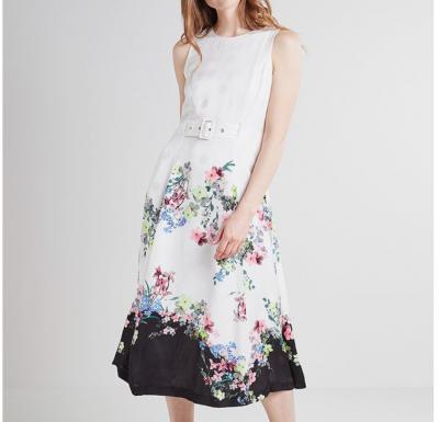 碎花礼服连衣裙