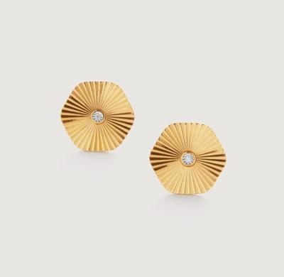 Disco金色耳环