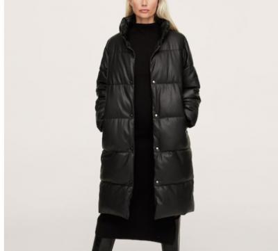 黑色oversize棉服