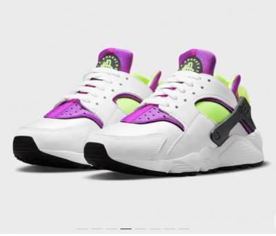 Nike紫白绿Air Huarache