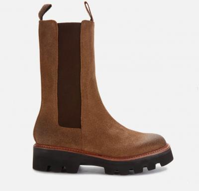Grenson麂皮切尔西靴