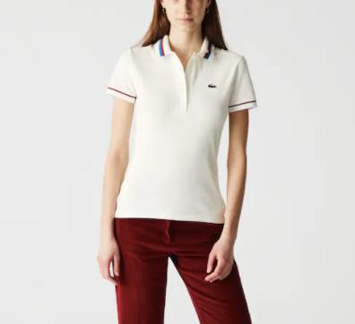 白色Polo T