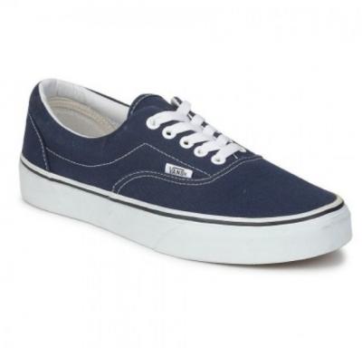Vans海军蓝帆布鞋