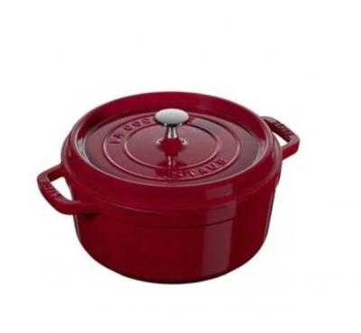 Staub 红色24cm铸铁锅
