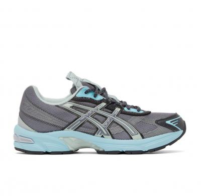 Asics灰蓝复古跑鞋