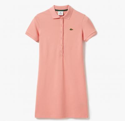 粉色polo裙