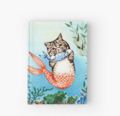 美猫鱼硬皮笔记本