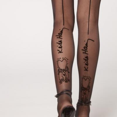Keith Haring联名30D丝袜