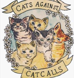 猫猫手绘贴纸