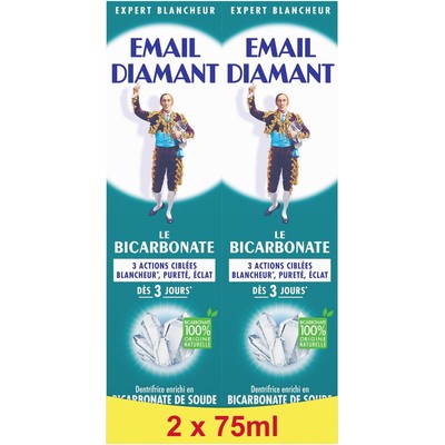 Email Diamant 小苏打美白牙膏 75ml×2支