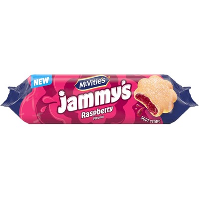 McVitie's Jammy's 覆盆子夹心饼干 136.5g
