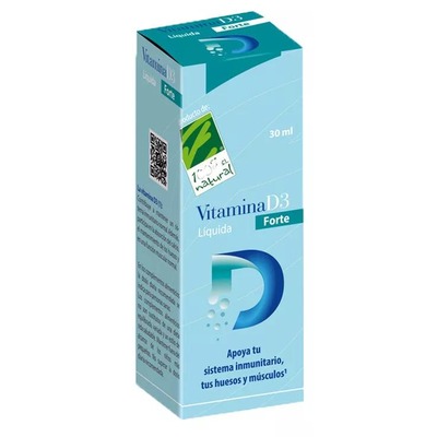 100% Natural 维生素 D3 Forte 液体 30ml