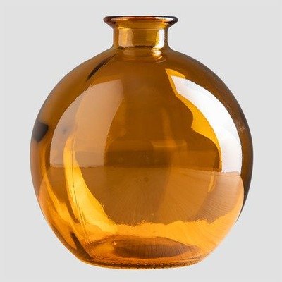 SKLUM Kimma琥珀色玻璃花瓶 高17cm