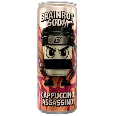 Brainrot Cappuccino Assassino 卡布奇诺饮料 250ml
