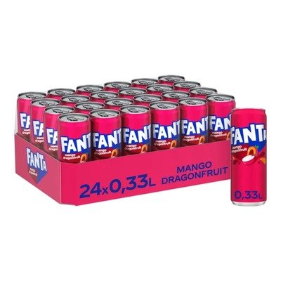 Fanta 火龙果味汽水 24×330ml(新客App价)