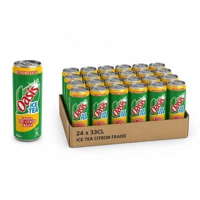 Oasis柠檬草莓茶330ml×24