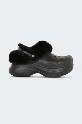 Crocs毛毛凉鞋