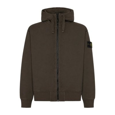 Stone Island 拉链连帽卫衣 煤灰色 S/M/L/XL