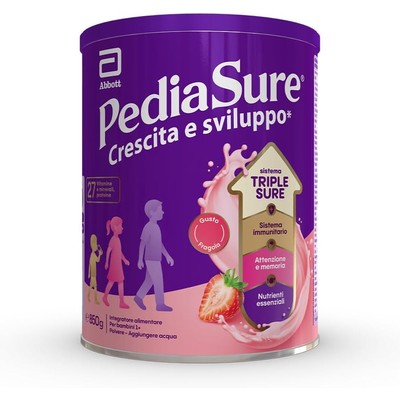 雅培小安素 PediaSure 儿童营养补充粉 草莓味 850g