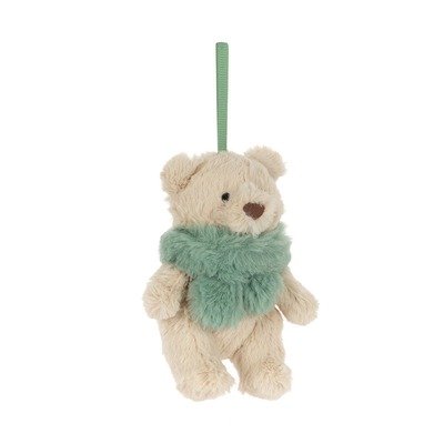 JellycatDécoration Bartholomew Bear Jr. Winter Warmer10cm
