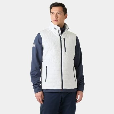Helly Hansen男款Crew Insulator Vest 2.0合成保暖马甲·WHITE