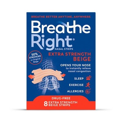 Breathe Right Extra Strength 通气鼻贴8片