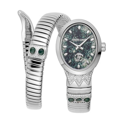 Roberto Cavalli Serpente Ornato蓝盘女表 RC5L104M0015