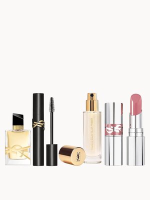 YSL彩妆香氛四件套(30ml+9ml+7.5ml+44号迷你唇膏)