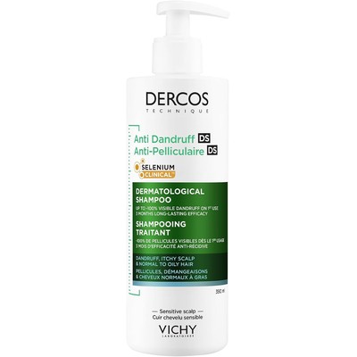 薇姿 Vichy Dercos DS 去屑洗发水（中性至油性发质）390ml