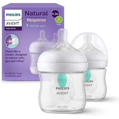 Philips Avent 飞利浦新安怡 Natural Response 自然顺畅奶瓶 125ml×2