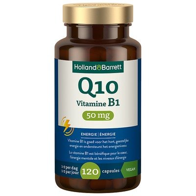 H&B Q10＋维生素B1 50mg 120胶囊×2瓶