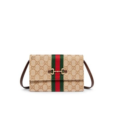 Gucci Orsebit Web Wallet With Strap