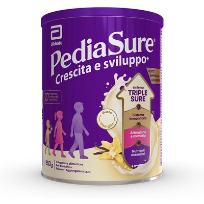 雅培小安素 PediaSure 儿童成长营养粉(Crescita e Sviluppo)香草味 850g