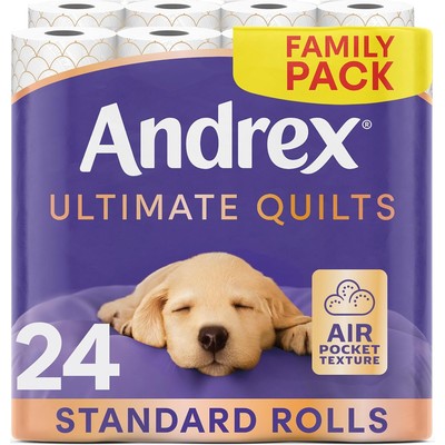 Andrex Ultimate Quilts 三层卷纸 24卷装