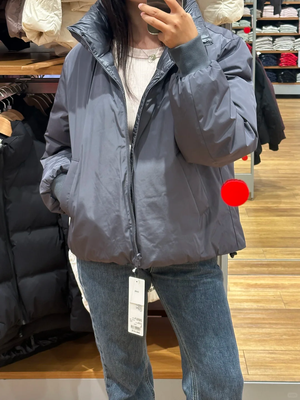双面防风羽绒服