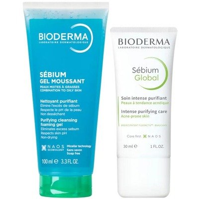 贝德玛Sébium乳液30ml+洁面100ml