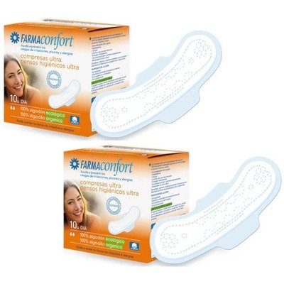 Farmaconfort 日用带翼卫生巾2×10片