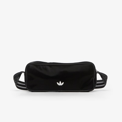 adidas Premium Elongated Airliner 黑色长款单肩包