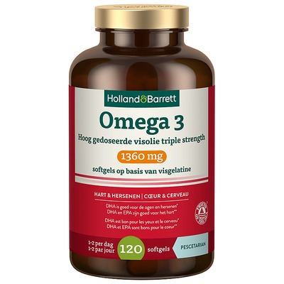 Omega-3 1360mg，120 粒