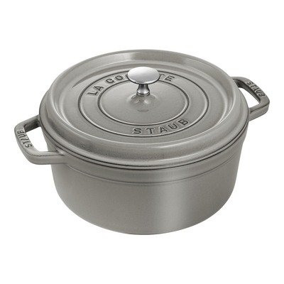 Staub La Cocotte石墨灰24cm铸铁锅