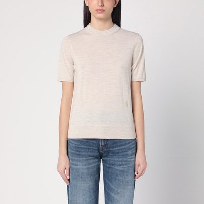 Burberry米色羊毛衫