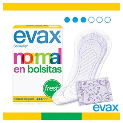 Evax Normal Fresh 独立包装护垫2×40片