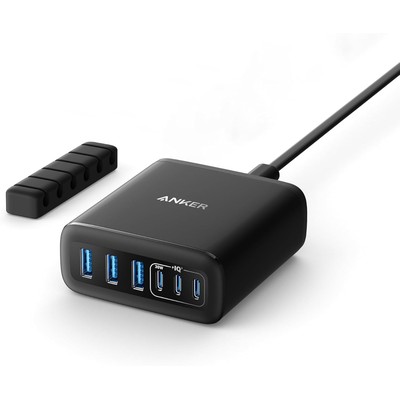 Anker 安克 112W 六口桌面充电站（3个USB-C+3个USB-A）