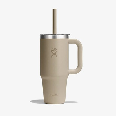 Hydro Flask 710ml 旅行杯 Clear Lid Oat 燕麦色