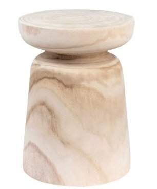 NATURAL STONE 泡桐木边几