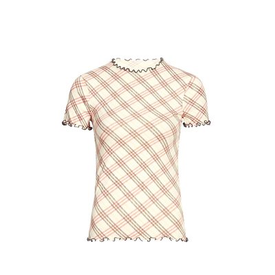 burberry彩色格纹上衣