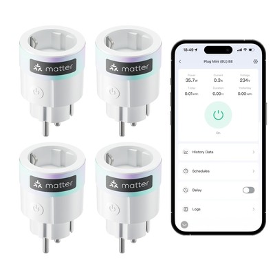 SwitchBot Plug Mini 智能插座 4个装(电量监测)